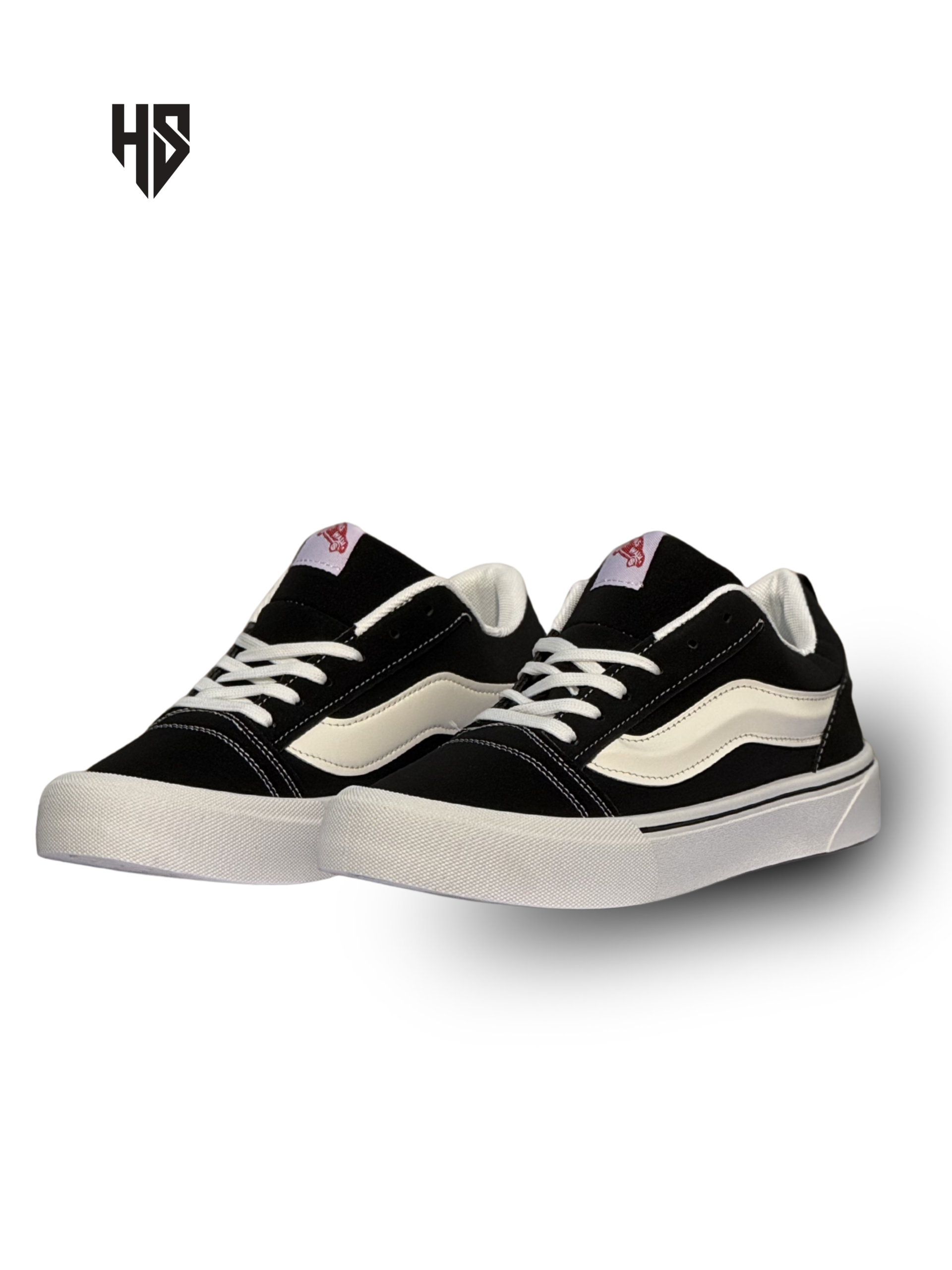 Streetwave β Premium Black & White Unisex Sneakers - Image 2